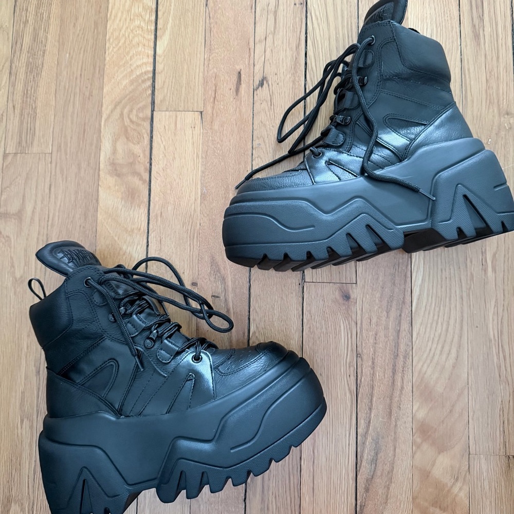 CROSSFADE HIGH TOP PLATFORM SNEAKERS - Picture 5 of 5